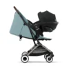 טיולון לתינוק של סייבקס צבע כחול - הכירו את Cybex Orfeo טיולון סופר קומפקטי מהצד